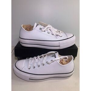 Converse White Low-Top Athletic Shoes